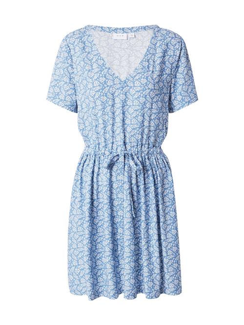 VILA Kjole 'VILISE'  dueblå / hvid