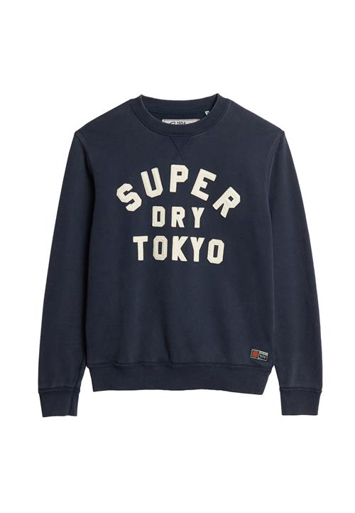 Superdry & Co Sweatshirt  marin / hvid