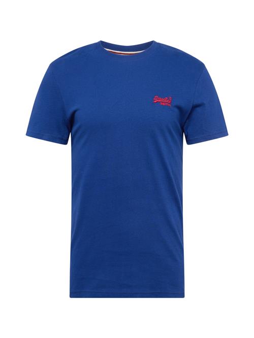Superdry & Co Bluser & t-shirts 'Essential'  koboltblåt / rød