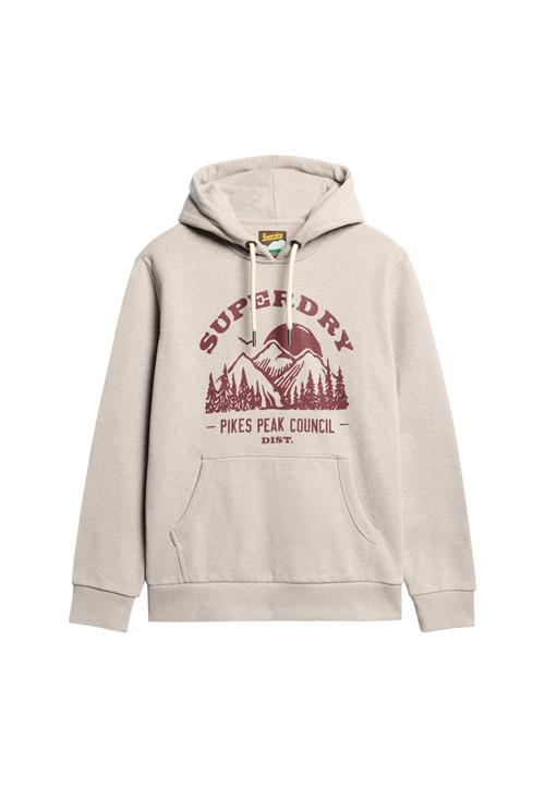 Superdry & Co Sweatshirt  ecru / rubinrød