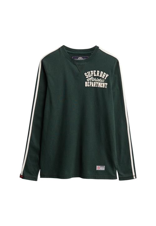 Superdry & Co Bluser & t-shirts 'ATHLETIC'  gran / hvid