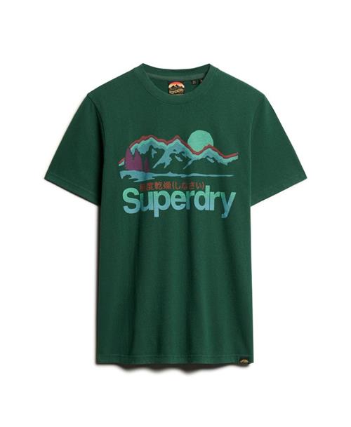Superdry & Co Bluser & t-shirts  lyseblå / smaragd / jade / mørkelilla
