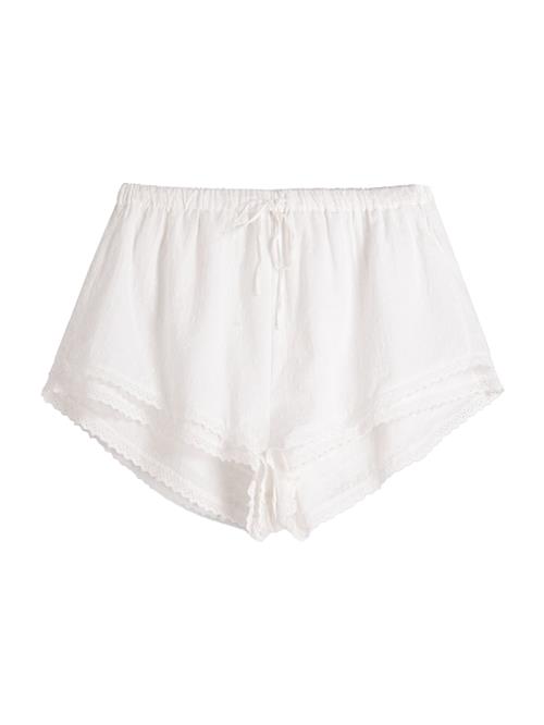 Bershka Bukser  hvid