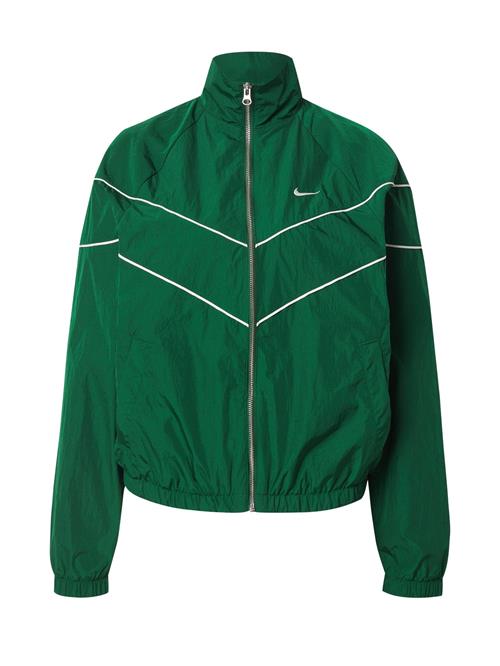 Nike Sportswear Overgangsjakke  grøn / hvid