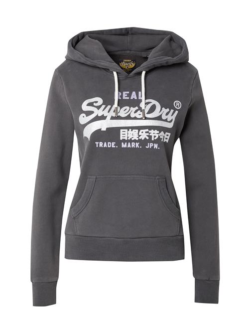 Superdry & Co Sweatshirt  sort / hvid