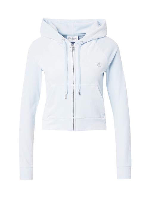 Juicy Couture Sweatjakke 'Madison'  pastelblå / sølv