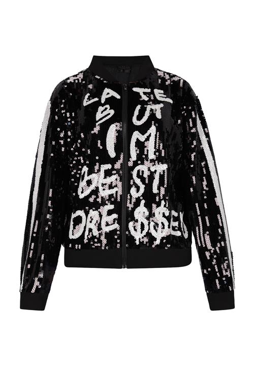 NAEMI Overgangsjakke  sort / hvid