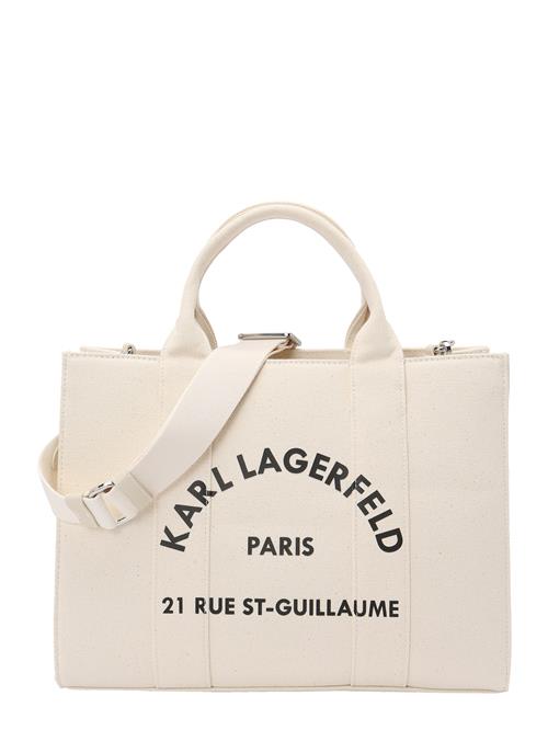 Karl Lagerfeld Håndtaske  beige / sort