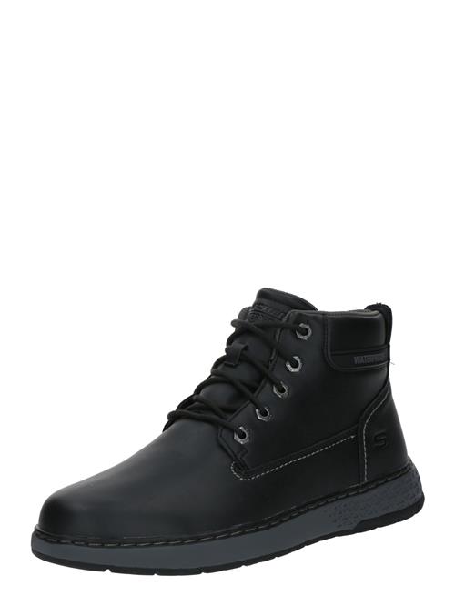 SKECHERS Snørestøvler 'Garlan'  sort