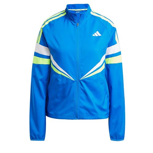 ADIDAS PERFORMANCE Sportsjakke 'Adizero'  azur / lysegrøn / hvid
