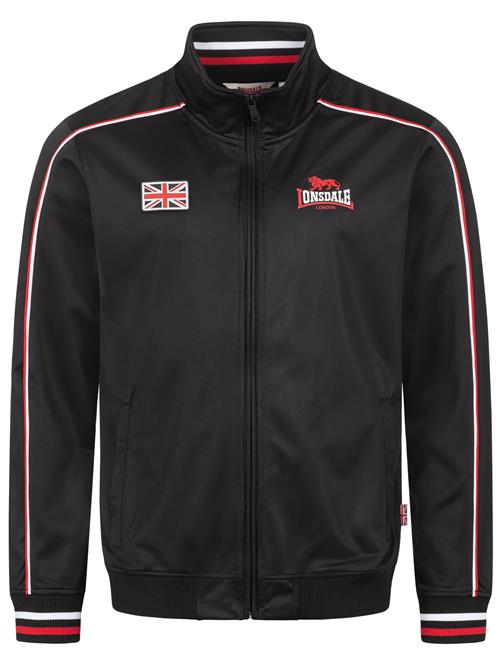 LONSDALE Sweatjakke  rød / sort / hvid