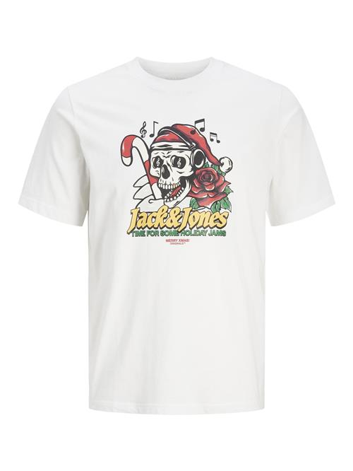 JACK & JONES Bluser & t-shirts 'X-mas'  blandingsfarvet / hvid
