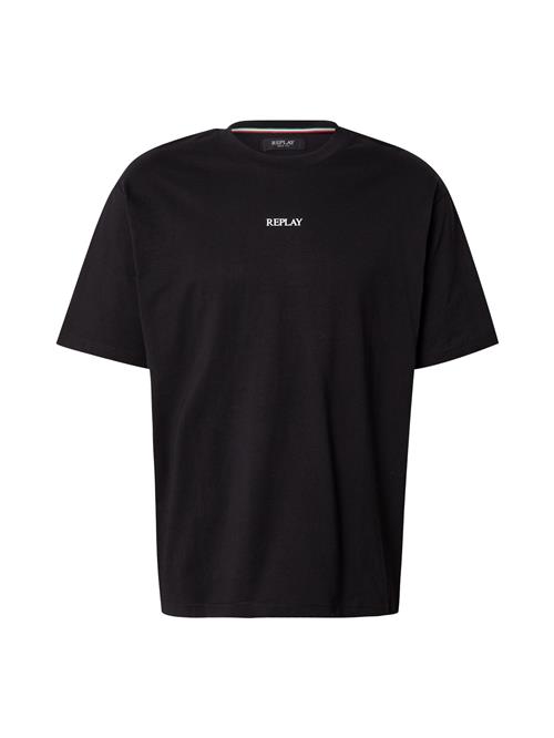 REPLAY Bluser & t-shirts  sort / hvid
