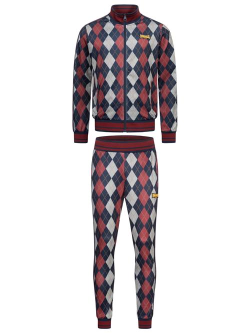 LONSDALE Joggingdragt  navy / rød / hvid