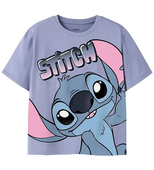 Name it T-shirt - NkfMorissina - Purple Impression