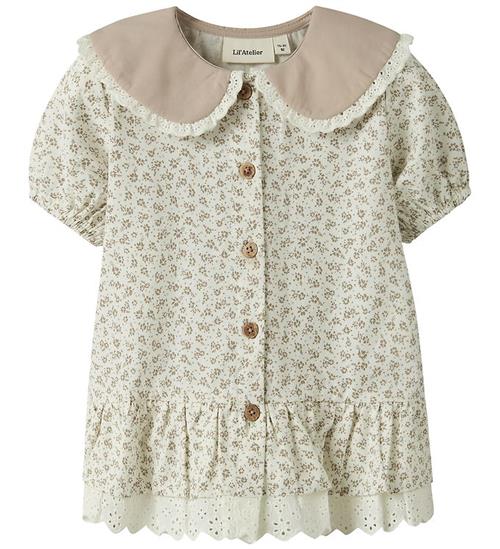 Lil Atelier Bluse - Loose - NmfFjola - Coconut Milk
