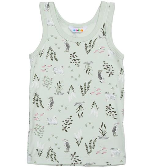 Joha Undertrøje - Viskose/Bambus - Mynte m. Svane