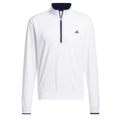 ADIDAS GOLF Funktionsskjorte 'Lightweight Half-Zip'  sort / hvid