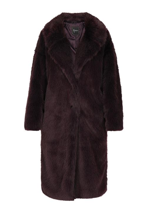 faina Vinterfrakke  burgunder