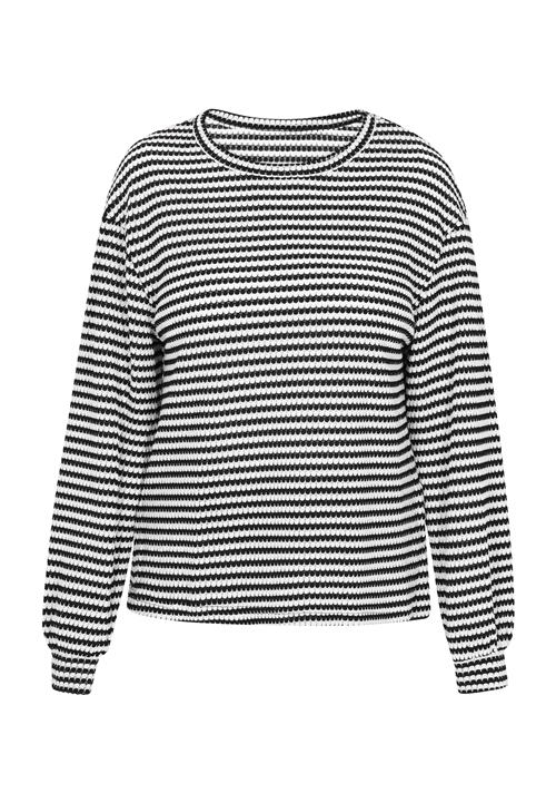SANIKA Pullover 'Everyday Fashion'  sort / hvid