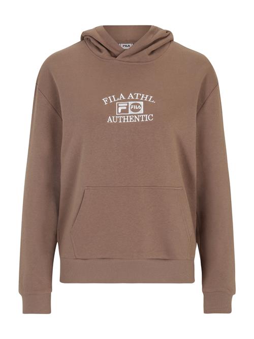 FILA Sportsweatshirt 'LINNA'  mokka / hvid