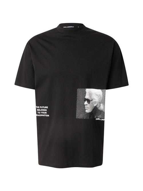 Karl Lagerfeld Bluser & t-shirts  sort / offwhite
