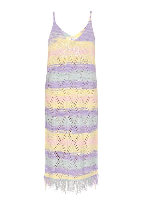 IZIA Strandkjole  gul / lavendel / lys pink