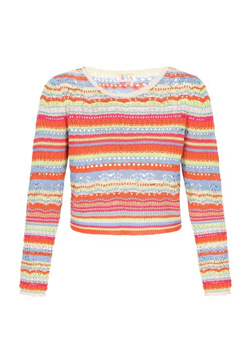 IZIA Pullover  himmelblå / lysegrøn / orange / pink