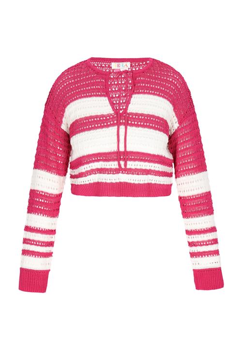 IZIA Pullover 'Fashion Look'  pink / hvid