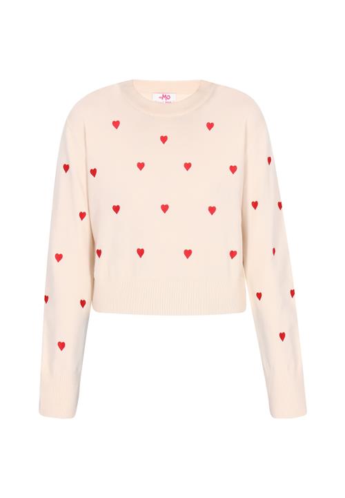 MYMO Pullover  knaldrød / offwhite