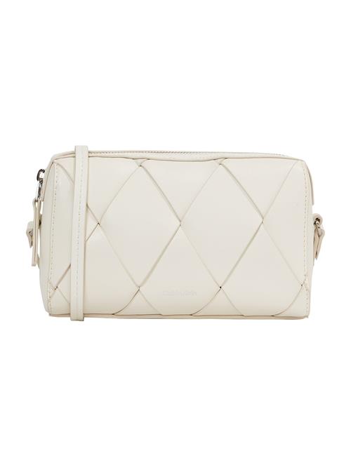 Calvin Klein Skuldertaske  elfenben / sølv