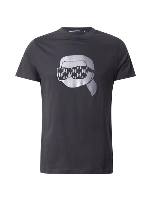 Karl Lagerfeld Bluser & t-shirts  sølvgrå / sort