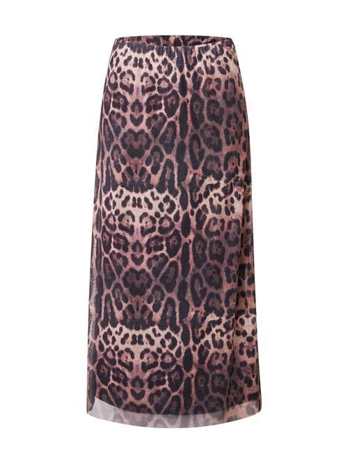 PIECES Nederdel  beige / lilla / sort