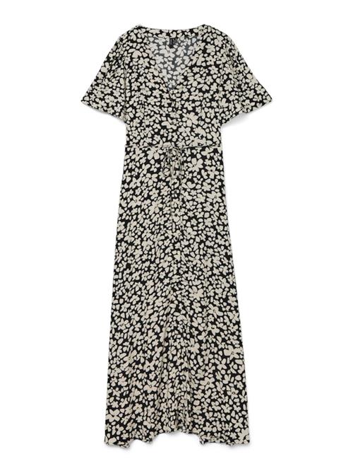 VERO MODA Kjole 'VMAlba'  beige / sort