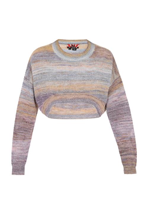 MYMO Pullover  blå / grå / orange