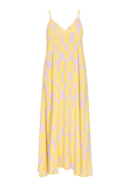 MYMO Sommerkjole 'Young Fashion'  gul / lilla