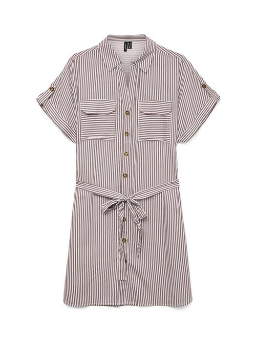 VERO MODA Blusekjole 'VMBumpy'  gammelrosa / hvid