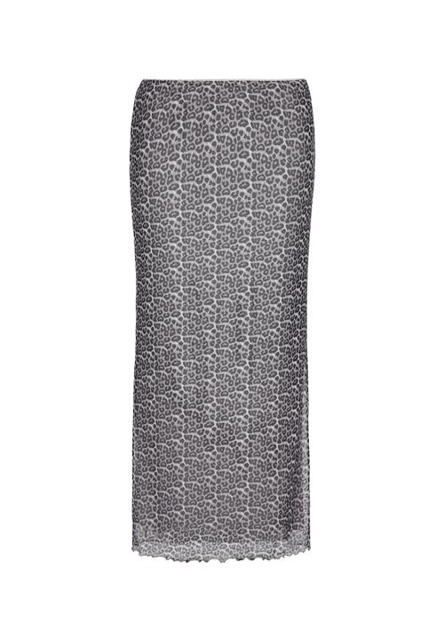 myMo ROCKS Nederdel 'Fashion Look'  antracit / sort / hvid