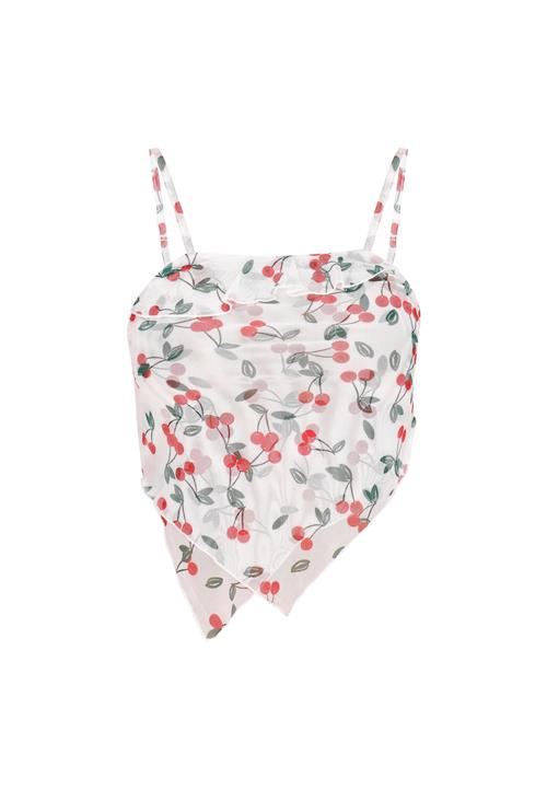 MYMO Overdel 'Spring Summer'  grøn / rød / hvid