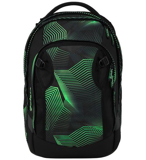 Satch Skoletaske - Match Plus - Seismic Green