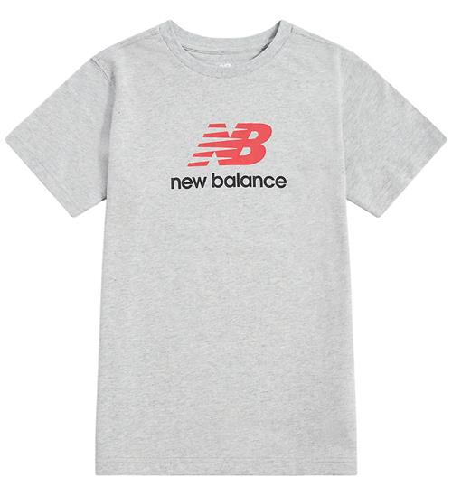 New Balance T-shirt - Stacked Logo - Athletic Grey Heather