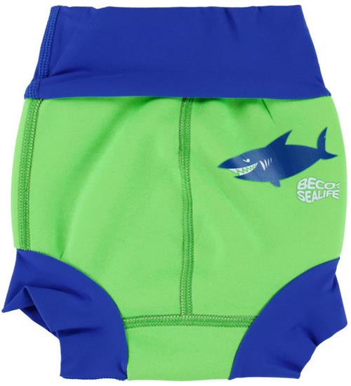 BECO Blebadebukser - Blå/Grøn