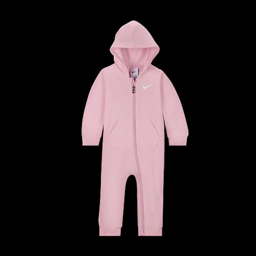 Nike Essentials-heldragt med hætte til babyer - Pink