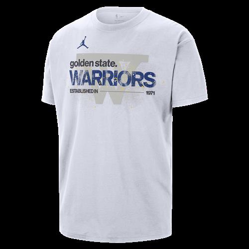 Golden State Warriors Courtside Jordan '85 NBA Statement-T-shirt til mænd - hvid