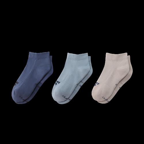 NikeSKIMS Dri-FIT-ankelstrømper til kvinder (3 par) - blå