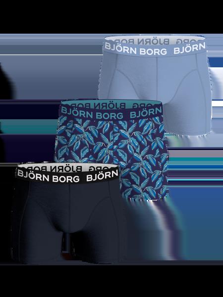 Björn Borg Bamboo Cotton Blend Boxers 3-pack Blå, XXL