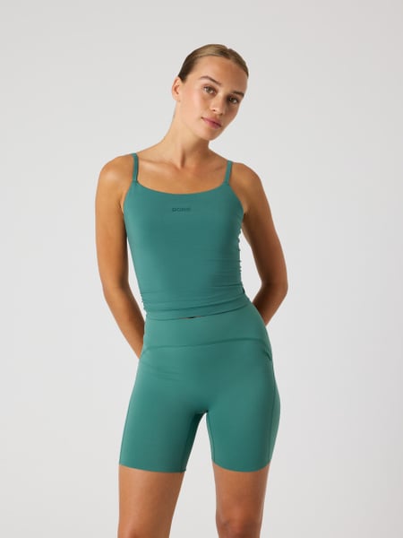 Björn Borg Studio Soft Cropped Tank Top Grøn, XL
