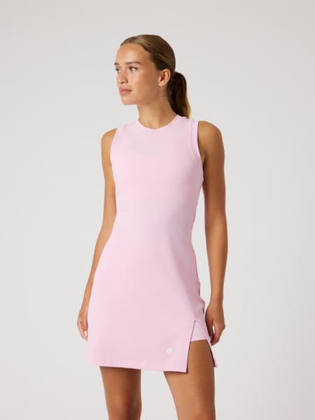 Björn Borg Ace Ribbed Dress Pink, XL
