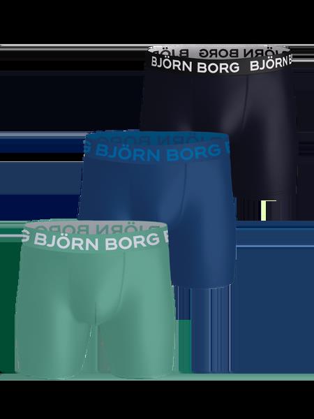 Björn Borg Sports Microfiber Boxers 3-pack Blå, XS