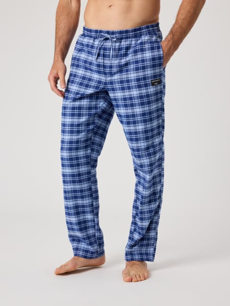 Björn Borg Core Flannel Pyjama Pants Blå, M